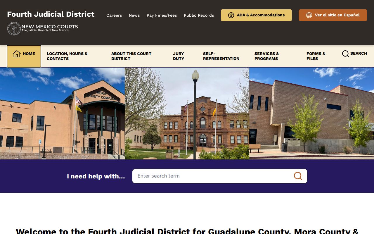 San Miguel County court docket Fourth Judicial District official court page