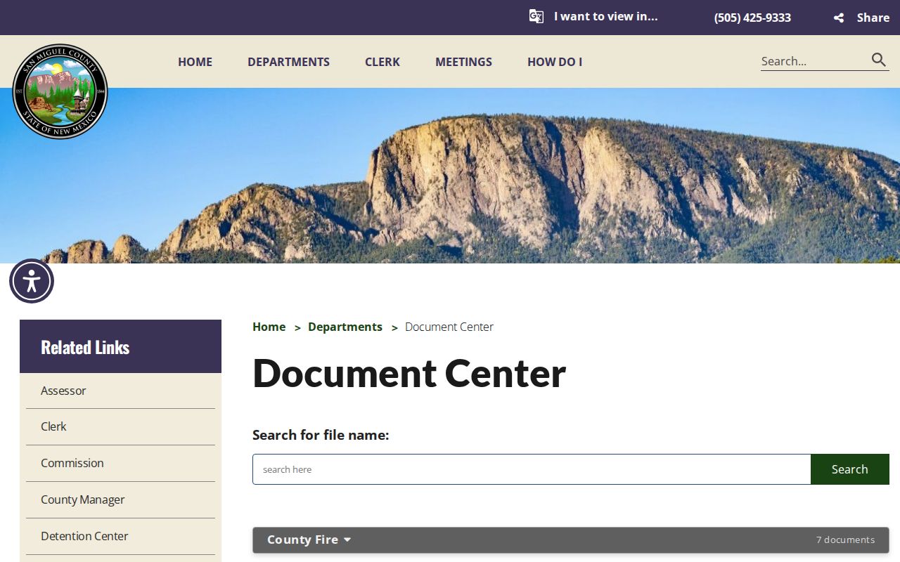 Pecos court docket San Miguel County Document Center